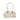 White Chanel Caviar Square Stitch Shoulder Bag