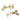 White Chanel CC Gold Plated Faux Pearl and Rhinestone Drop Earrings