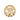 Gold Chanel CC Gold Plated Rhinestone Round Clip On Earrings