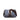Blue Fendi Zucca Trimmed Denim Buckle Flap Bag