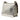 Silver Fendi Mini Scalloped Metallic Leather and Pearls Kan I Crossbody