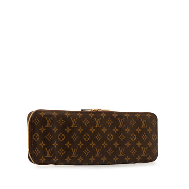 Brown Louis Vuitton Monogram Etui 5 Cravat Tie Case