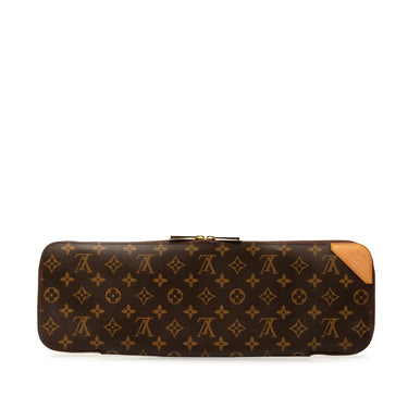 Brown Louis Vuitton Monogram Etui 5 Cravat Tie Case - Designer Revival