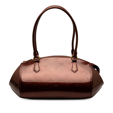 Brown Louis Vuitton Monogram Vernis Sherwood PM Shoulder Bag - Designer Revival