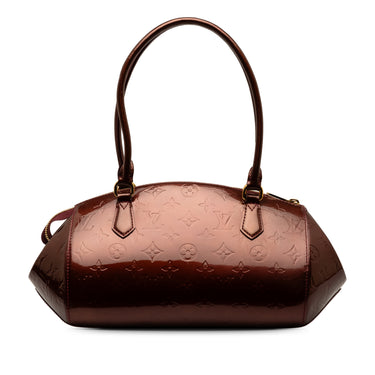 Brown Louis Vuitton Monogram Vernis Sherwood PM Shoulder Bag - Designer Revival