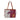 Red LOEWE Paulas Ibiza Large Canvas Stripes Cushion Tote - Designer Revival