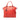Red Gucci Large Leather GG Charm Dome Satchel