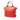Red Gucci Large Leather GG Charm Dome Satchel