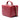 Red Chanel CC Quilted Glazed Calfskin Vanity Case Satchel