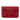 Red Chanel CC Quilted Glazed Calfskin Vanity Case Satchel