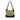 Beige Burberry Haymarket Check Canvas Tote