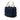 Blue Prada Tessuto Metal Handle Bag