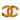 Gold Chanel CC Gold Plated Baroque Embossed Brooch