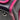 Blue Pink LOEWE Grained Bicolor Calfskin Cruz Satchel - Designer Revival