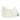 White Bottega Veneta Brushed Calfskin Cradle Fold Over Shoulder Bag - Designer Revival