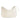 White Bottega Veneta Brushed Calfskin Cradle Fold Over Shoulder Bag - Designer Revival