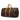 Brown Louis Vuitton Monogram Keepall 60 Travel Bag