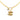 Gold Chanel Gold Plated CC Quilted Pendant Necklace - Designer Revival