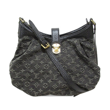 Black Louis Vuitton Monogram Denim Mahina XS Crossbody Bag