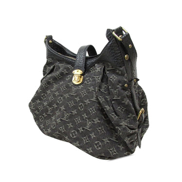 Black Louis Vuitton Monogram Denim Mahina XS Crossbody Bag - Designer Revival