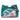 Blue Chanel CC Quilted Nylon Graffiti Watercolour Shopping Tote Satchel