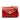 Red Chanel Medium CC Chevron Lambskin Envelope Flap Shoulder Bag
