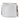 White Chanel CC Lambskin Elegant Chain Vanity Case