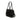 Black Prada Soft Calf Trimmed Tessuto Bauletto Bag Handbag