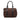 Brown Fendi Zucchino Canvas Boston Bag