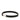 Black Hermès Swift Palladium Plated Pavane Double Tour Bracelet