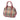 Beige Burberry Small Haymarket Check Nylon Orchard Bowling Bag Satchel