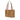 Beige LOEWE Paulas Ibiza Small Raffia Anagram Square Basket Tote