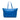 Blue Bottega Veneta Intrecciato Trimmed Nappa Tote