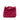Red Dior Mini Satin Malice Pearl Handbag