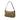 Beige Fendi Zucchino Canvas Flap Pochette Shoulder Bag
