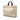 Brown Fendi Medium Canvas Sunshine Shopper Tote Satchel