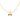 Gold Hermès Gold Plated Lacquered Cage d H Pendant Necklace