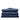 Blue Chanel CC Quilted Calfskin Metal Top Handle Envelope Flap Satchel