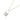 Silver Louis Vuitton Sterling Silver Lockit Pendant Necklace