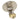 Silver Chanel CC Brass Croisiere Round Clip On Earrings