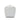 White Chanel CC Quilted Lambskin Cube Zip Clutch with Chain Vanity Bag