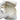 White Chanel CC Quilted Lambskin Cube Zip Clutch with Chain Vanity Bag