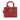 Red Dior Medium Studded Calfskin Lady Dior Handbag