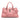 Pink Bottega Veneta Small Nappa Intrecciato Roma Satchel