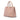 Pink Prada Saffiano Lux Galleria Double Zip Front Pocket Satchel - Designer Revival