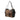 Black Burberry Small Haymarket Check Canvas and Calfskin Camouflage Canterbury Tote