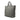 Gray Prada Vitello Daino Open Convertible Tote Satchel