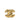 Gold Chanel Gold Plated CC Quilted Brooch - Designer Revival