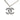 Black Chanel CC Brass Enamel Pendant Necklace
