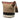 Brown Burberry Mini Mega Check Canvas Ashby Tassel Bucket Bag